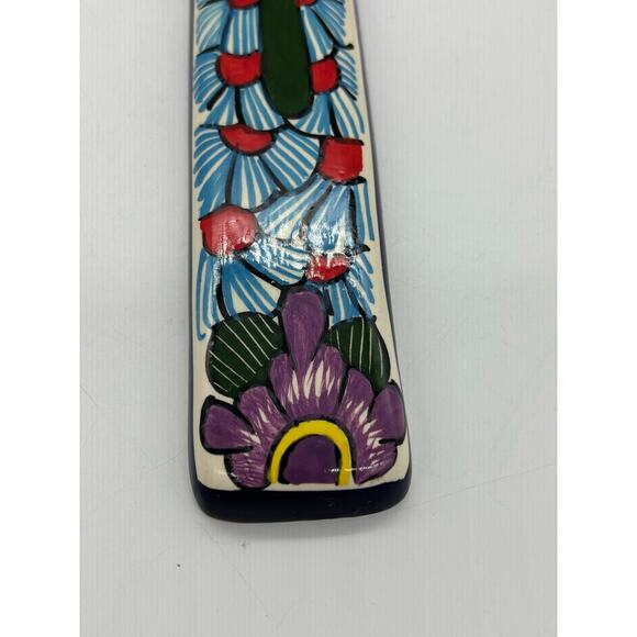 Novica Collection colorful hand painted cross made in Mexico - Picture 4 of 7